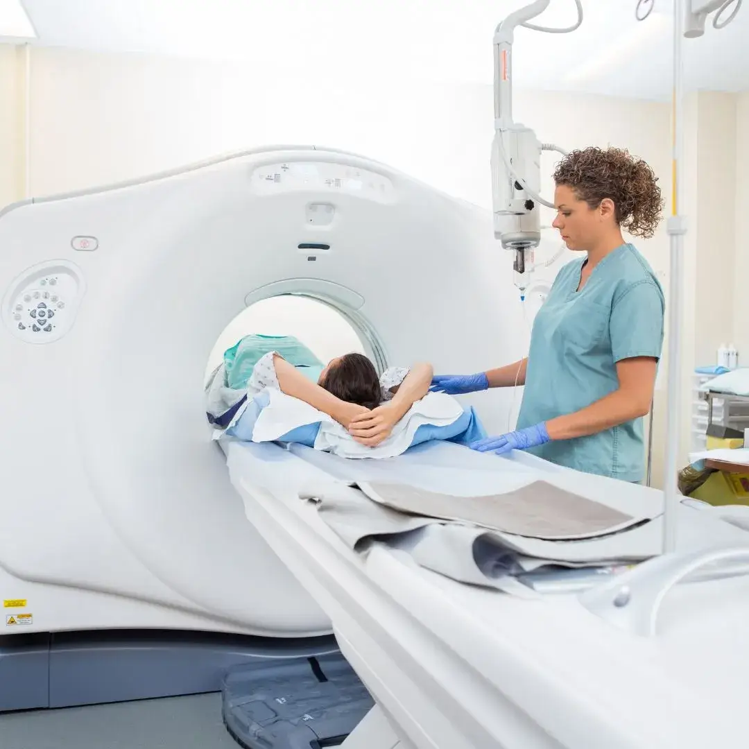 CT Scan machine at Vivid Imaging and Diagnostics Centre Chandanagar Hyderabad