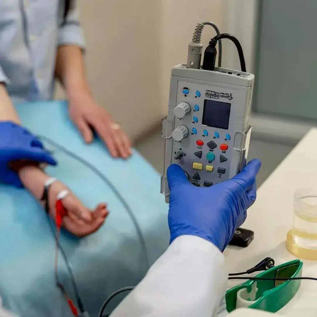 ENMG NCV nerve conduction study at Vivid Diagnostics Chandanagar Hyderabad