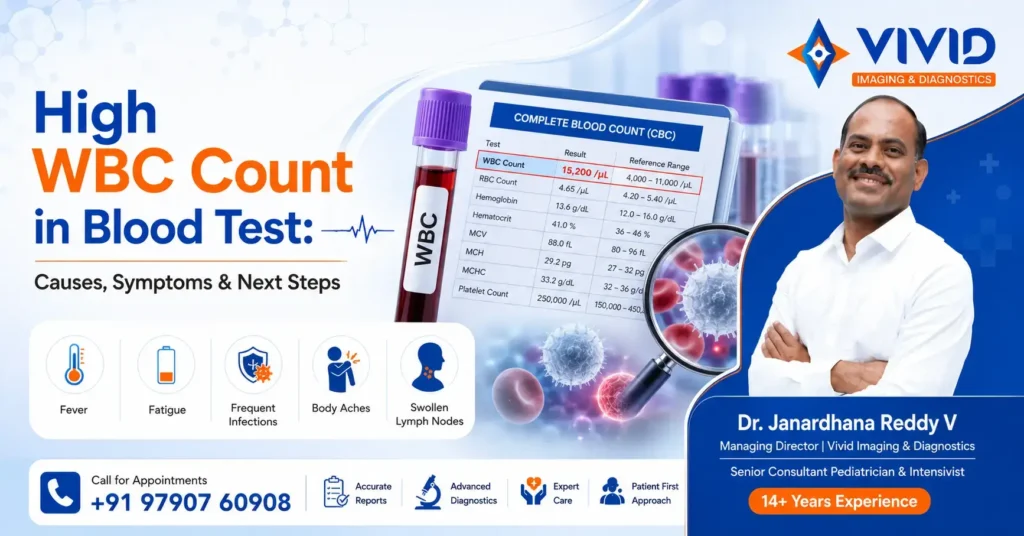 High WBC Count in Blood Test Causes, Symptoms & Next Steps