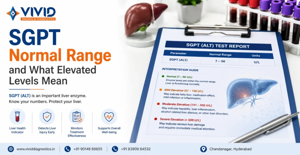 SGPT Normal Range and What Elevated Levels Mean